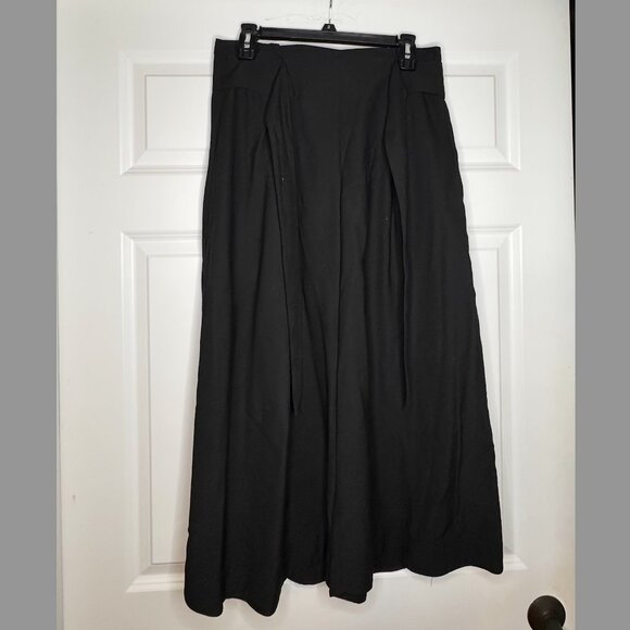 Vince Pants - Vince Crop Wide-Leg Pants – Palazzo Style - Black – Size 4